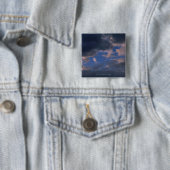 Sturmwolken gegen blauen Himmel Button (Beispiel)