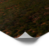 Sturmwolken im australischen Outback Poster (Ecke)