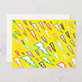 Sturmwolken leuchten postkarte (Vorne/Hinten)