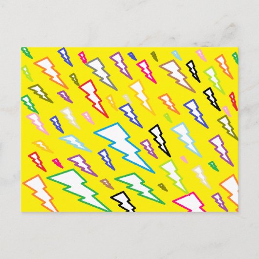 Sturmwolken leuchten postkarte (Vorderseite)