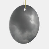 Sturmwolken Pendant Keramik Ornament (Rechts)