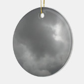 Sturmwolken Pendant Keramik Ornament (Links)