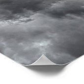 Sturmwolken Poster (Ecke)