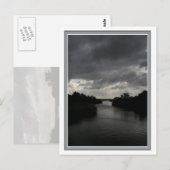 Sturmwolken Postkarte (Vorne/Hinten)