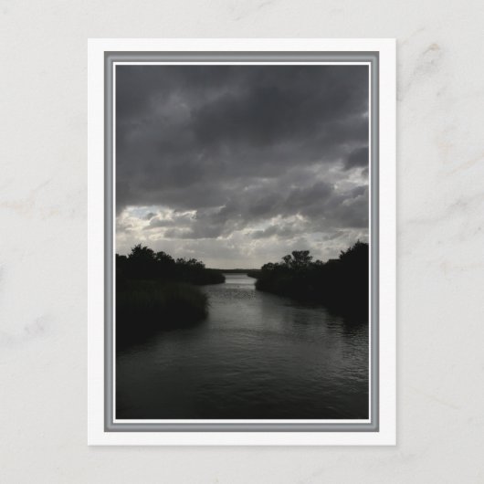 Sturmwolken Postkarte (Vorderseite)