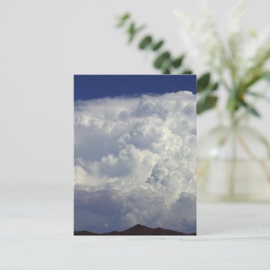 Sturmwolken Postkarte (Stehend Vorderseite)