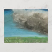 Sturmwolken Postkarte (Vorderseite)