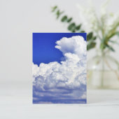 Sturmwolken Postkarte (Stehend Vorderseite)