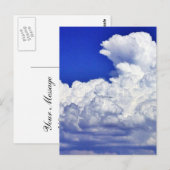 Sturmwolken Postkarte (Vorne/Hinten)