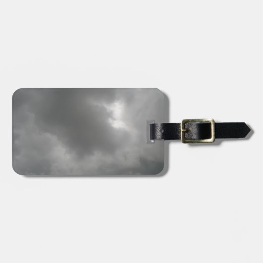 Sturmwolken-Tag Gepäckanhänger (Vorderseite horizontal)