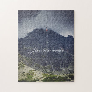 Sturmwolken über den Bergen Puzzle