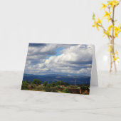 Sturmwolken über den spanischen Bergen Karte (Gelbe Blume)