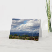 Sturmwolken über den spanischen Bergen Karte (Vorderseite)