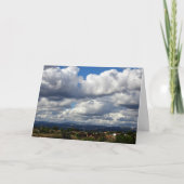 Sturmwolken über den spanischen Bergen Karte (Vorderseite)