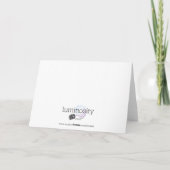 Sturmwolken über Salzberge - Grünkarte Karte (Rückseite)