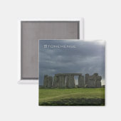 Sturmwolken über Stonehenge Magnet (Vorderseite/Rückseite)