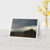 Sturmwolken über Valencia Karte (Gelbe Blume)