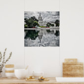 Sturmwolken über Washington Poster (Küche)