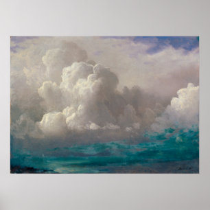 Sturmwolken von Albert Bierstadt (um 1880) Poster