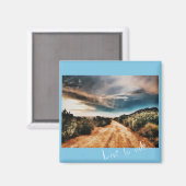 Sturmy Clouds Road Landscape Südafrika Magnet (Vorderseite/Rückseite)