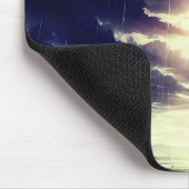 Sturmy Sunset Rain über Serene Valley Mousepad (Ecke)