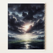Sturmy Sunset Rain über Serene Valley Planer (Rückseite)