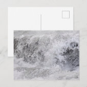Sturmy Wave Crashing Postkarte (Vorne/Hinten)