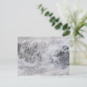 Sturmy Wave Crashing Postkarte (Stehend Vorderseite)
