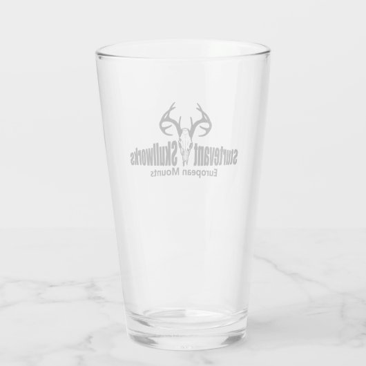 Sturtevant Skullworks Pint Glass Glas (Rückseite)