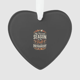 Sturz der Patriarchat-Feministischen Herbst-Quote- Ornament