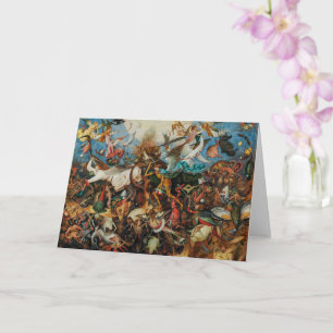 Sturz der rebellischen Engel Pieter Bruegel der Karte