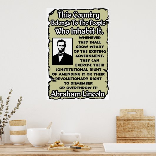 Sturz der Regierung Poster (Küche)