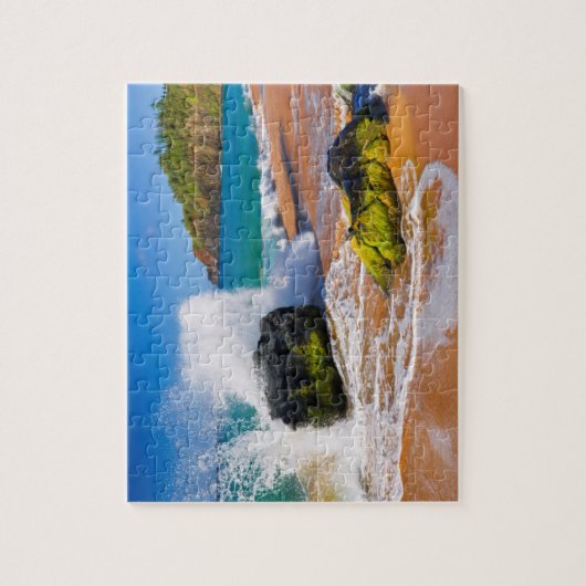 Sturz der Wellen am Strand von Hawaii Puzzle (Vertikal)