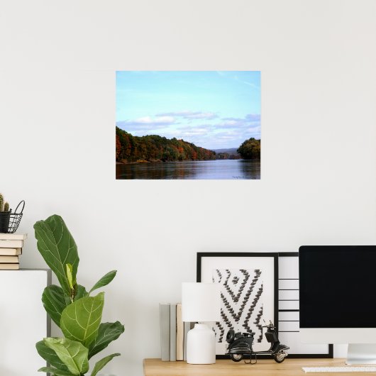 Sturz des Delaware Poster (Heimbüro)