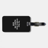 Sturz Gepäckanhänger (Rückseite horizontal)