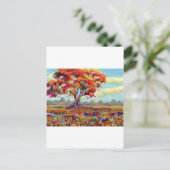 Sturzbaum Postkarte (Stehend Vorderseite)