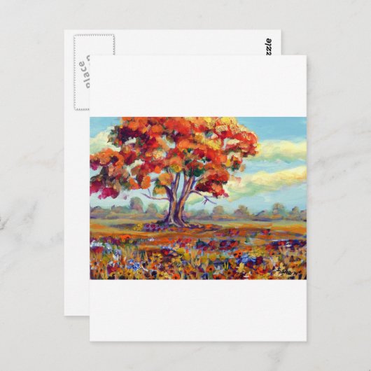Sturzbaum Postkarte (Vorne/Hinten)