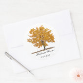 Sturzbaum Runder Aufkleber (Umschlag)