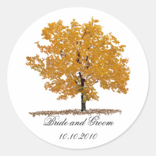 Sturzbaum Runder Aufkleber