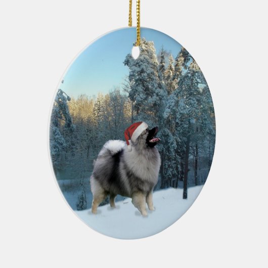 Stürzen durch den Schnee… Keramik Ornament (Rechts)