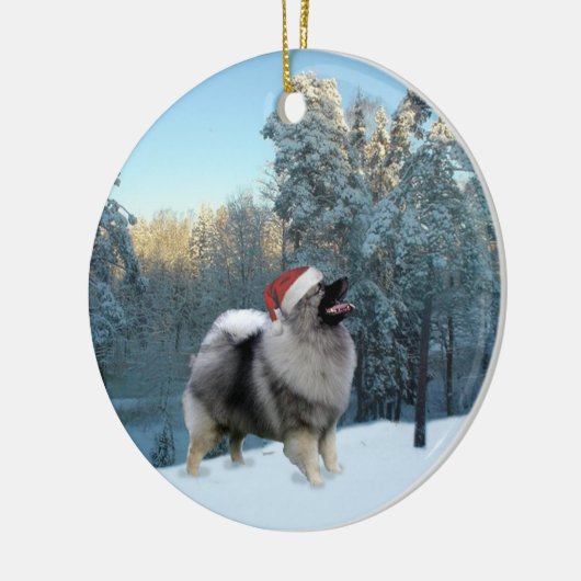 Stürzen durch den Schnee… Keramik Ornament (Links)