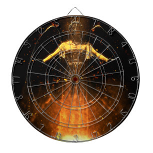 Sturzflug von den Flammen Dartscheibe