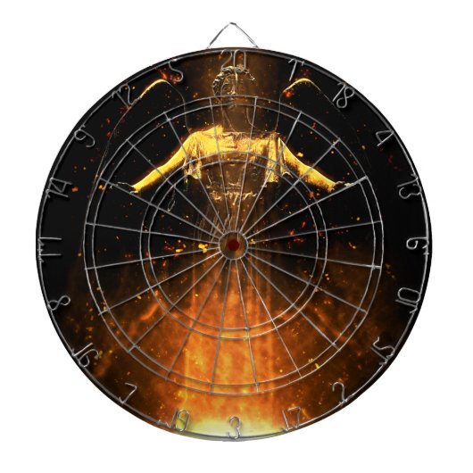 Sturzflug von den Flammen Dartscheibe (vorne)