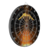 Sturzflug von den Flammen Dartscheibe (Vorderseite Links)