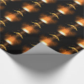 Sturzflug von den Flammen Geschenkpapier (Ecke)