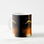 Sturzflug von den Flammen Kaffeetasse (Vorderseite Links)
