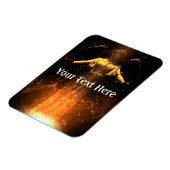 Sturzflug von den Flammen Magnet (Linke Seite)