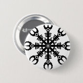Sturzhelm der Ehrfurcht - Aegishjalmur No.2 Button (Vorne & Hinten)