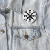 Sturzhelm der Ehrfurcht - Aegishjalmur No.2 Button (Beispiel)