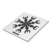 Sturzhelm der Ehrfurcht - Aegishjalmur No.2 Fliese (Seite)